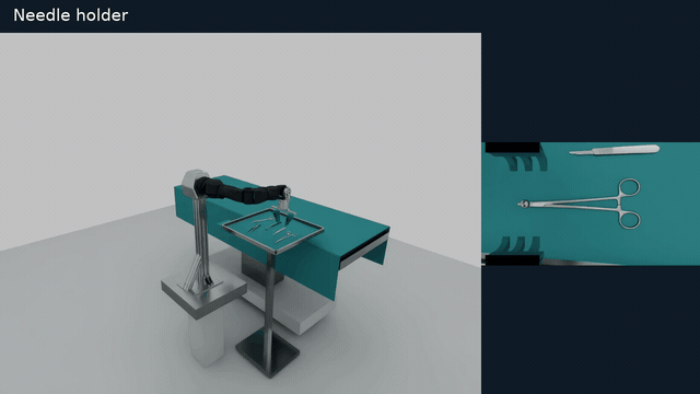 Looping Robotic Scrub Nurse demonstrations of surgical instrument retrieval and presentation